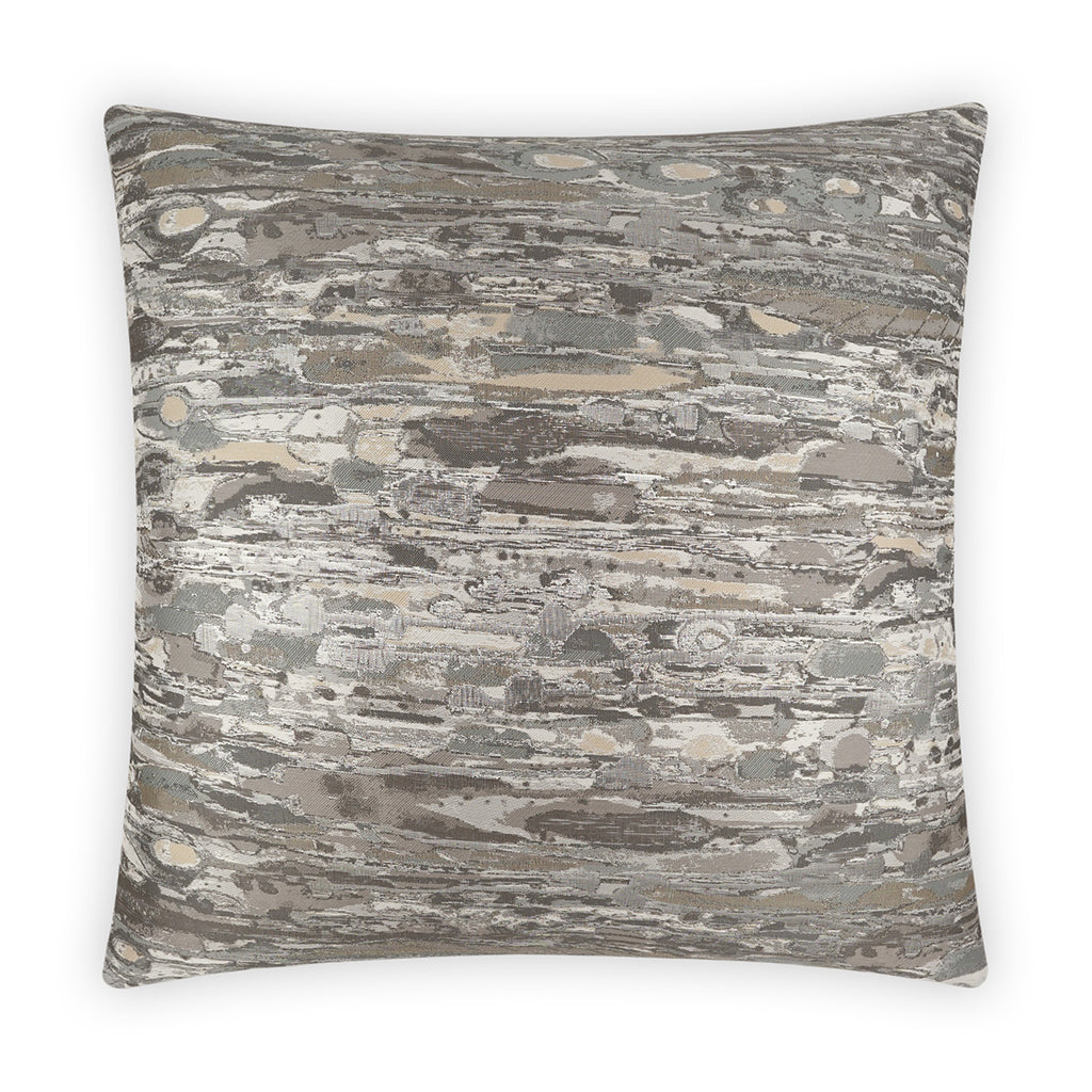 Lynn Decorative Throw Pillow - Silver | DV Kap