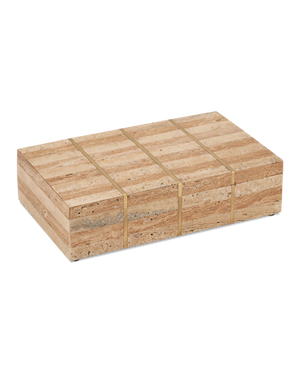 Dezi Box - Beige | Currey & Co - 1200-0973