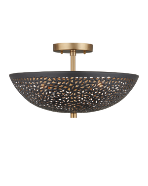 Jali Semi-Flush Mount | Currey & Co - 9000-1455
