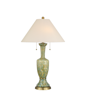 Classico Green Table Lamp | Currey & Co - 6000-1069