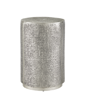 Currey & Co Kabeen Silver Accent Table | 4000-0169
