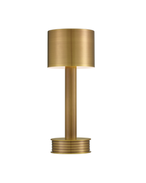 Traverse Brass Cordless Table Lamp | Currey & Co - 6700-0010