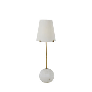Janie Iron Stained Gold Tapered Cylinder Table Lamp | Gabriella White - SCH-169080
