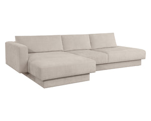 Tecoma Sofa Chaise - Laf - Danny Cream | Sunpan Furniture - 107799