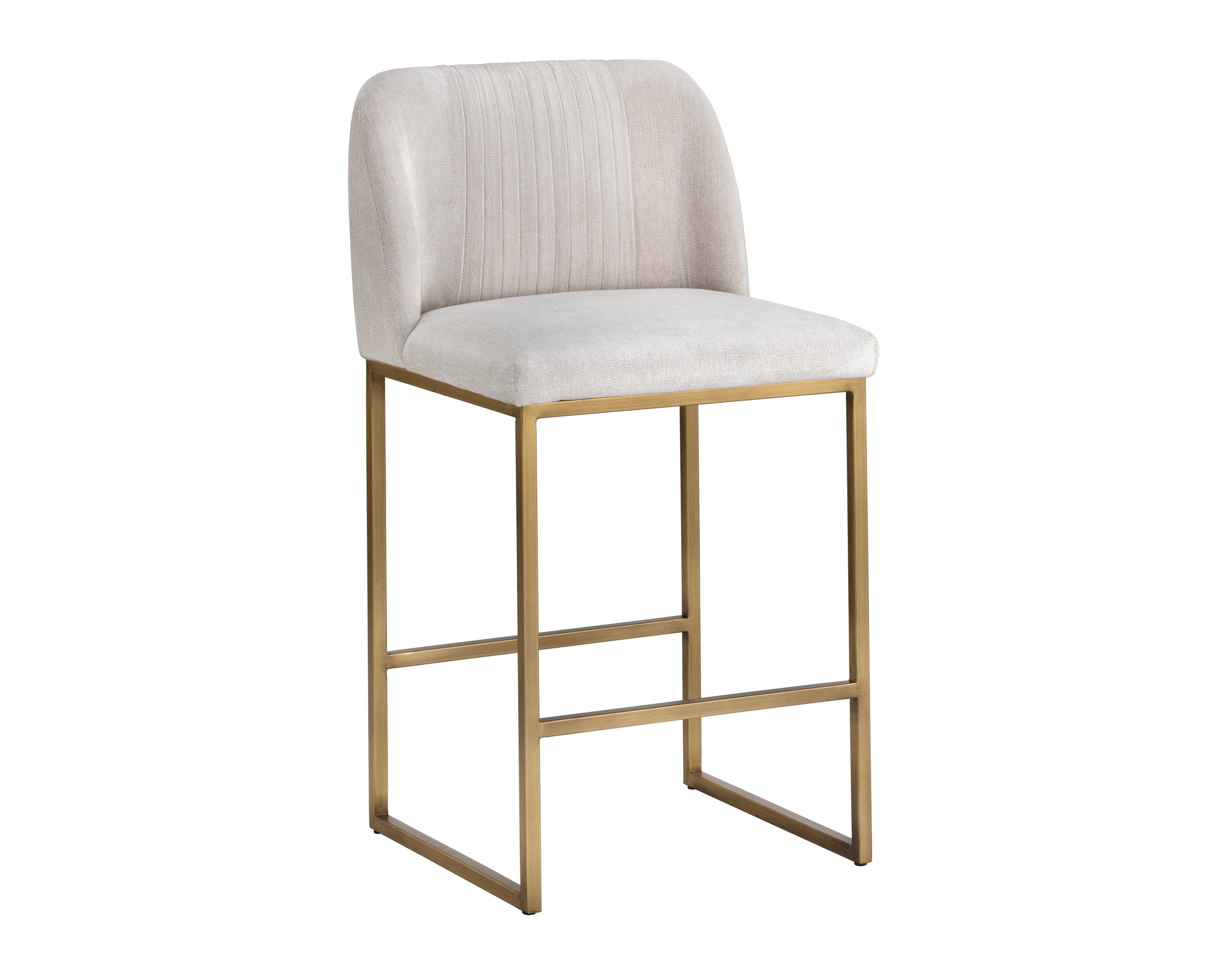 NEVIN COUNTER STOOL POLO CLUB MUSLIN