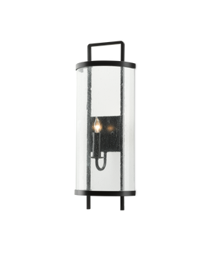 Currey & Co Breakspear Black Wall Sconce | 5900-0040