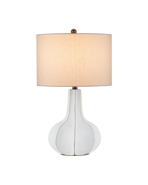 Bonbori White Table Lamp | Currey & Co - 6000-1090