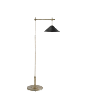 Currey & Co Dao Silver Floor Lamp | 8000-0007