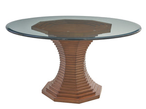 La Costa - Cabrillo 54-Inch Glass Top Dining Table | Lexington Furniture - 420-874-54C