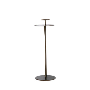 Amari Metal Round Pedestal Drink Table | Gabriella White - SCH-175533
