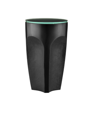Lemy Black Drinks Table | Currey & Co - 4000-0216