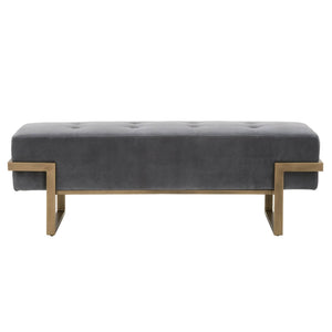 Fiona Upholstered Bench | Essentials For Living - 4575.BGRY/BRA