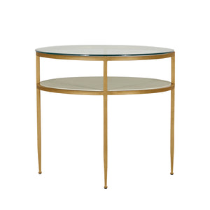 Constance Metal Round Side Table | Gabriella White - SCH-175768