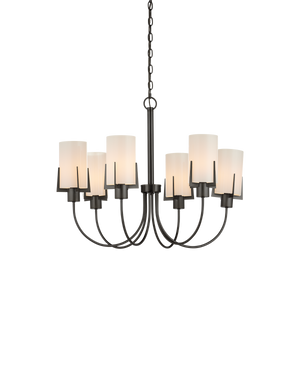 Macklin Bronze Chandelier | Currey & Co - 9000-1492