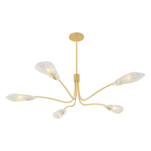 Tenafly Chandelier - Aged Brass | Hudson Valley Lighting - 4905-AGB