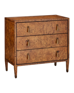 Evie Burl Chest | Currey & Co - 3000-0341
