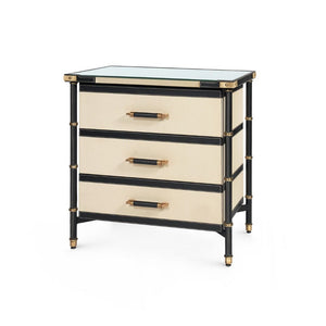 Toulon 3-Drawer Side Table | Villa & House - TOU-130-401