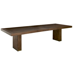 Highland Oak Rectangle Legged Extension Dining Table - Dusk | Gabriella White - SCH-175975