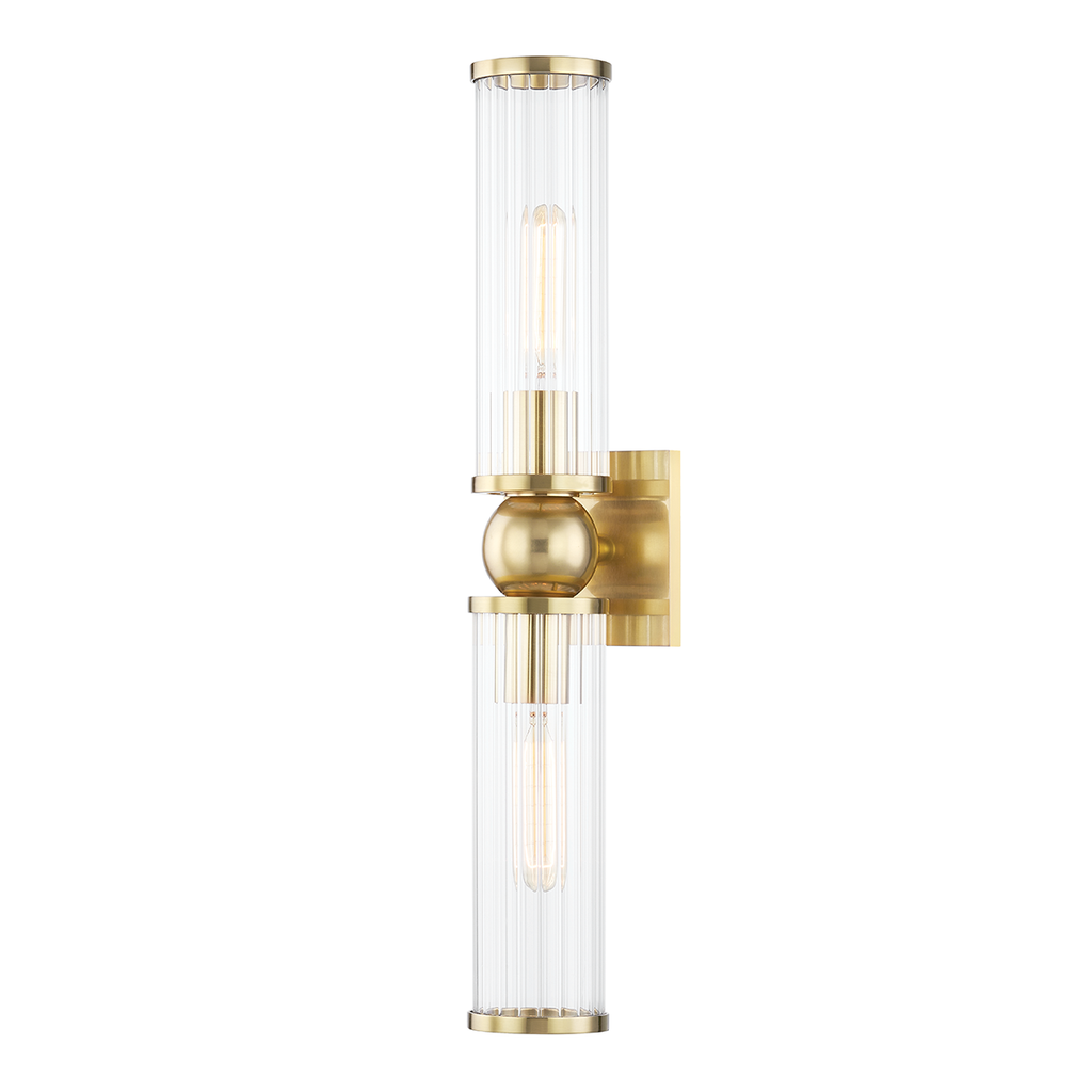 Malone Wall Sconce | Hudson Valley Lighting - 5272-AGB