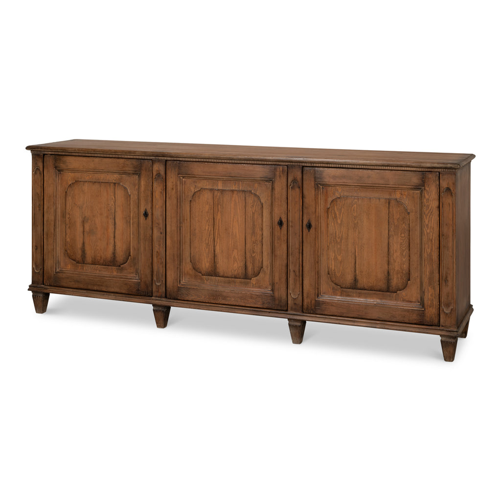 French Country Sideboard Old Pine Stain | Sarreid - 52756