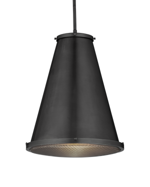 Seafarer Black Pendant | Currey & Co - 9000-1367