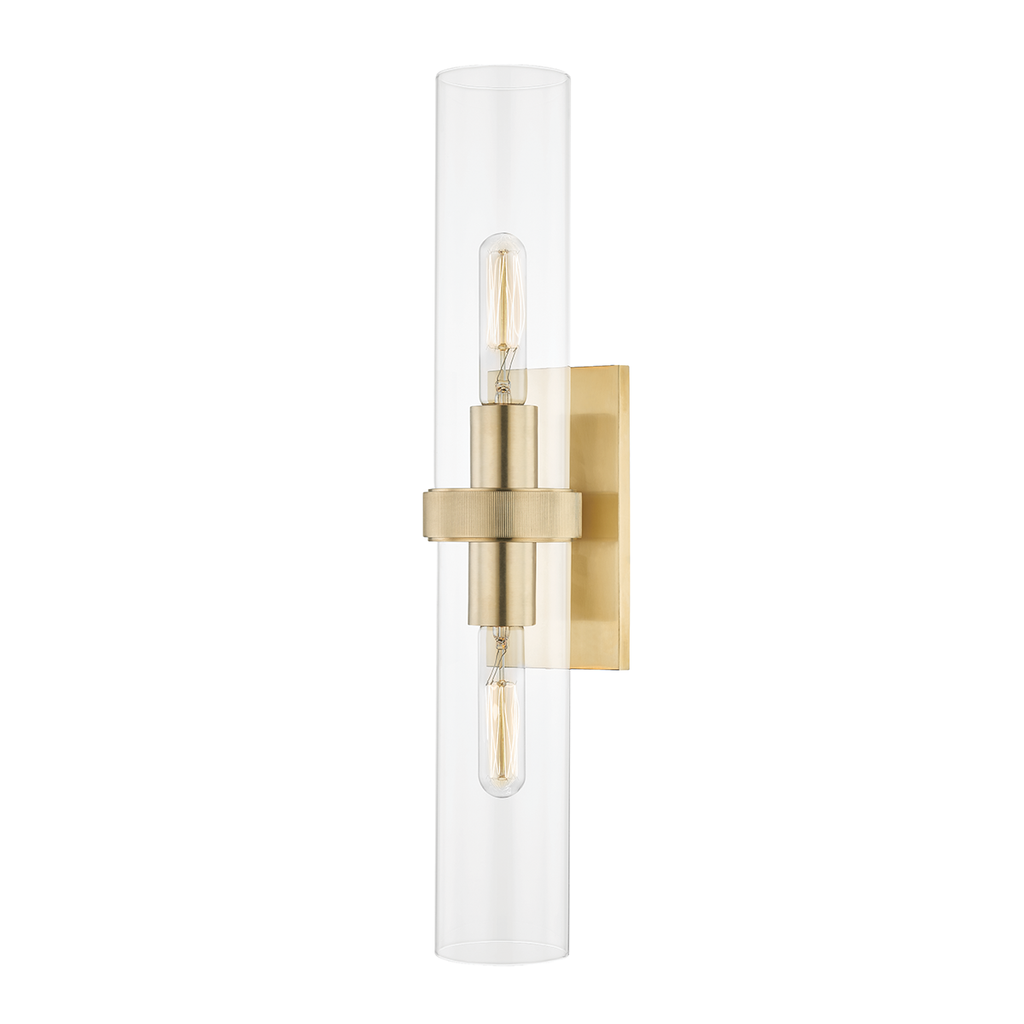 Briggs Wall Sconce | Hudson Valley Lighting - 5302-AGB