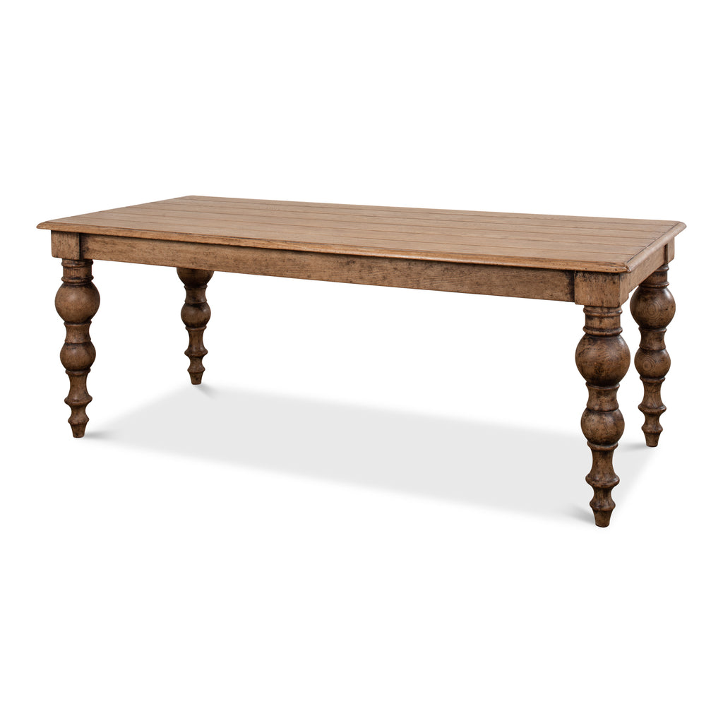 Oak Dining Table | Sarreid Ltd - 53056