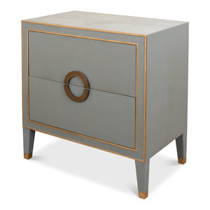 Gabriella Night Stand Storm Grey | Sarreid - 53163