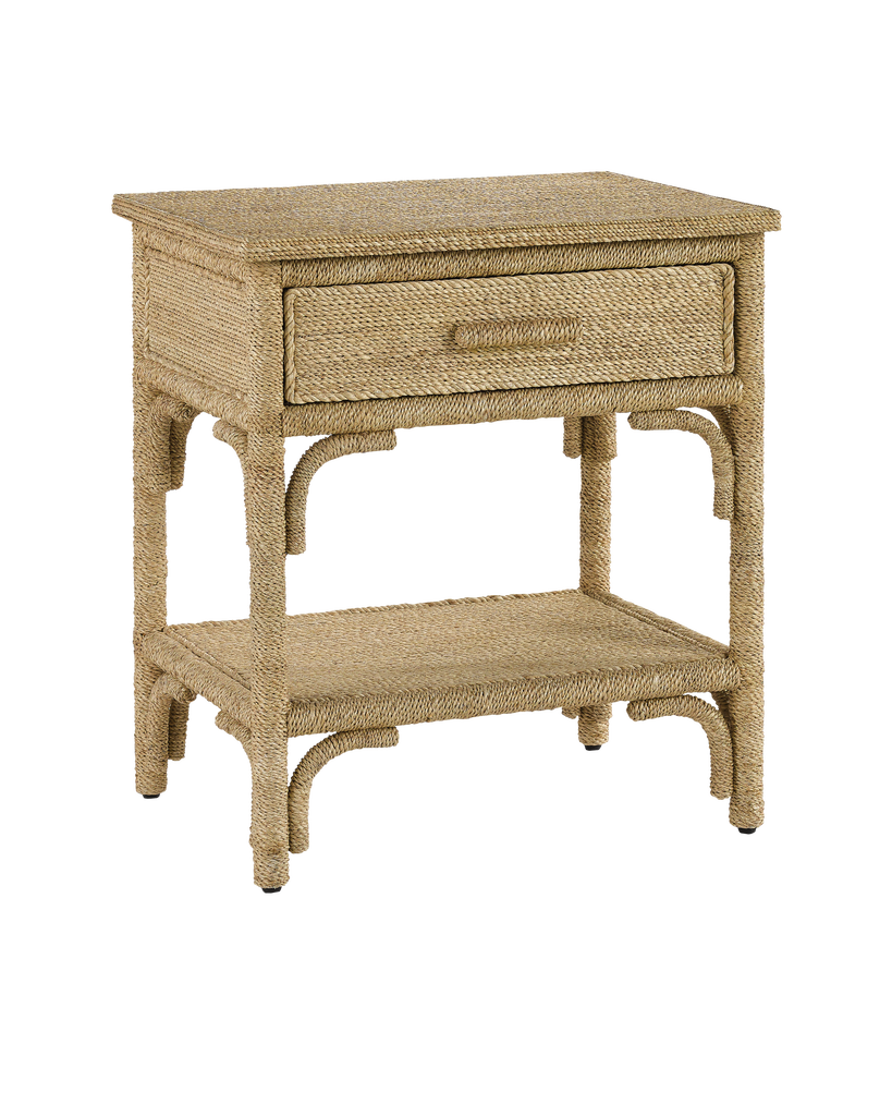 Currey & Co Olisa Rope Nightstand | 3000-0085