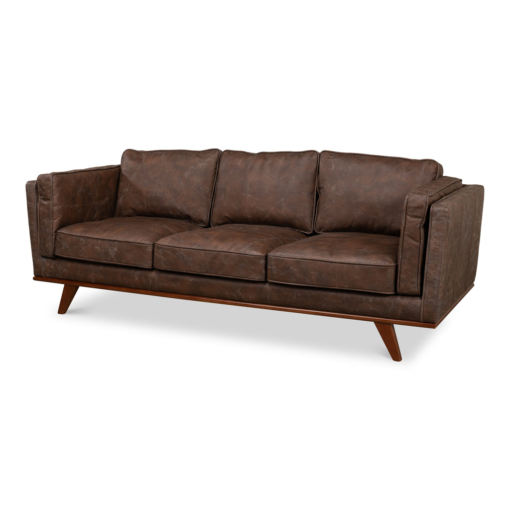 D'oro Leather Sofa | Sarreid Ltd - 53472