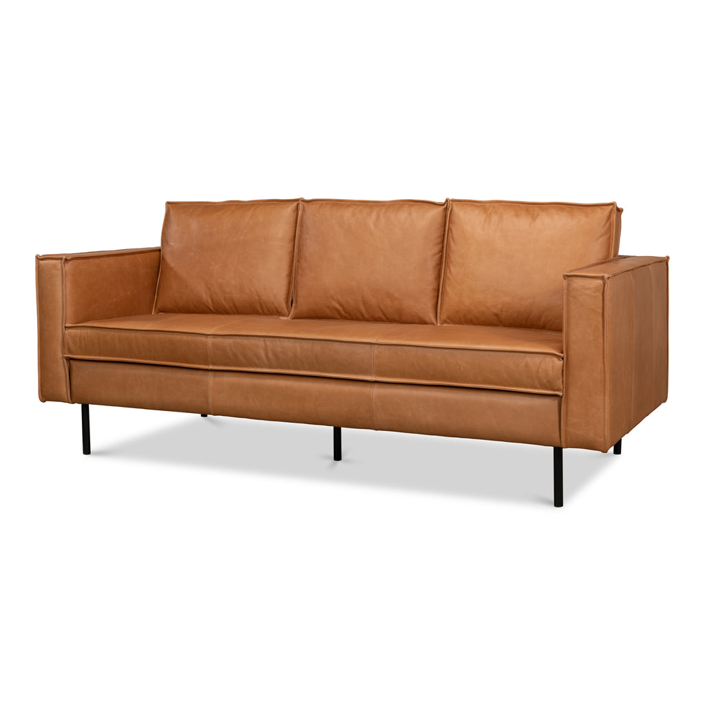 Esprit Leather Sofa | Sarreid Ltd - 53522