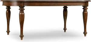 Leesburg Leg Table with Two 18'' Leaves | Hooker Furniture - 5381-75200