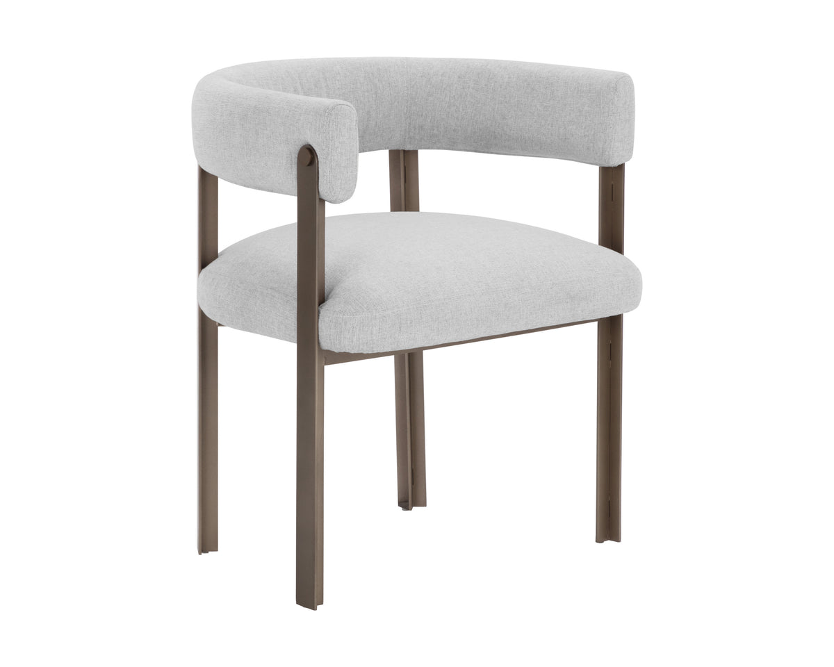 Silver Springstone Chair MAE DINING ARMCHAIR - ERNST SILVERSTONE