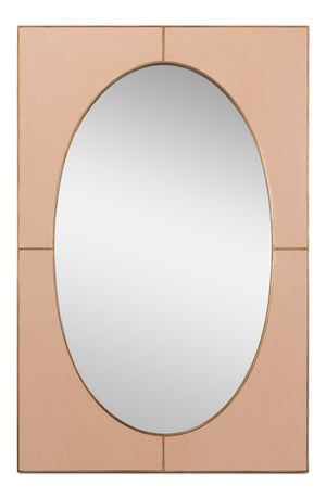 Francis Mirror, Shagreen, Antique Mushroom | Sarreid - 54247-5