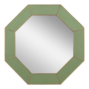 Eleanor Mirror, Shagreen, Watercress | Sarreid - 54249-3