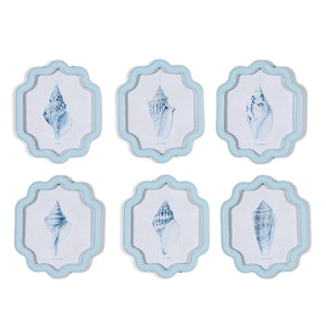 Set of 6 Shell Wall Art Incl 6 designs | Two's Company - 55424