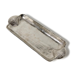 Shell Handled Silver Tray | Two's Company - 55462
