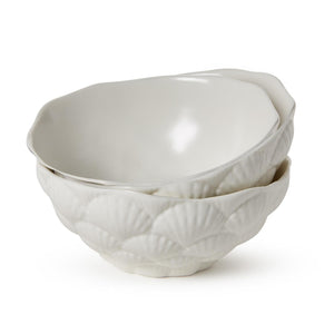 Set of 3 Fan Shell Tidbit Bowls | Two's Company - 55474