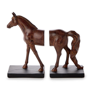 Set of 2 Horse Bookends | Two's Company - 55605