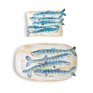 Set of 2 Sardine Plates | Two's Company - 55612