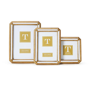 Set of 3 Beveled Mirror Photo Frame Incl 3 Sizes | Two's Company - 55657