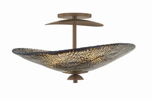 Alba Semi Flush - Old World Brass | Corbett Lighting - 559-20-OWB