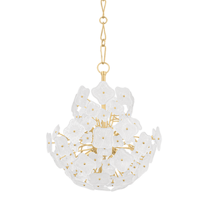 BARRYTOWN Chandelier - Vintage Gold Leaf | Hudson Valley Lighting - 5606-VGL