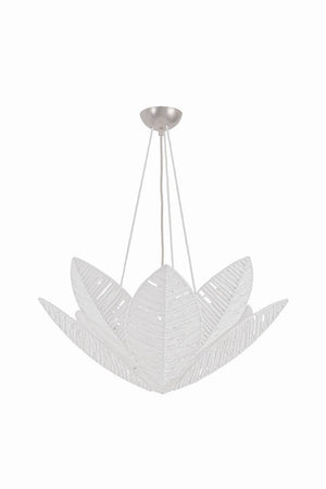 Azores Chandelier - Warm Silver Leaf | Corbett Lighting - 561-28-WSL