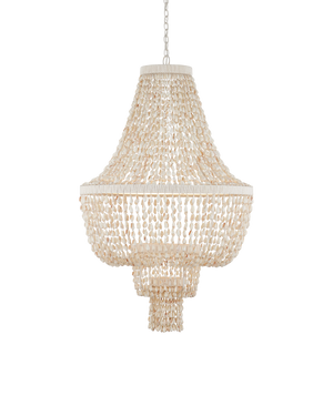 Cybele Chandelier - Ivory | Currey & Co - 9000-1242