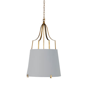 Arbella Metal Vintage Gold Pendant | Gabriella White - SCH-166000