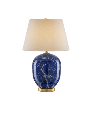 Currey & Co Sakura Blue Table Lamp | 6000-0793