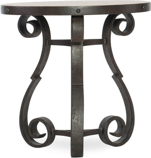 Luckenbach Metal and Stone End Table | Hooker Furniture - 5960-80113-MTL