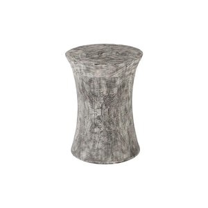 Drum Stool, Mango Wood, Gray Stone | Phillips Collection - TH96453