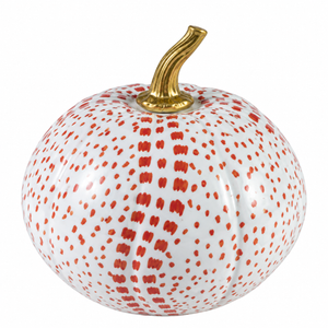 Rusty Red Dot Pumpkin